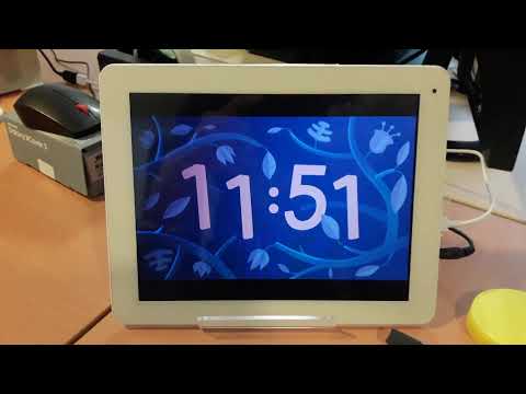 Flutter Clock challenge in action