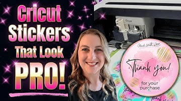 Cricut Print Then Cut Stickers for Small Businesses | Made in Canva