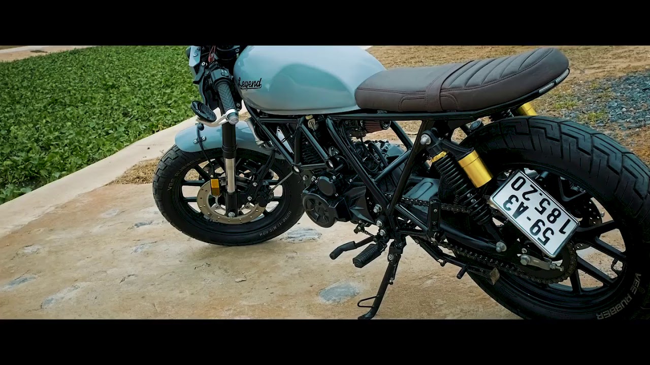 GPX Legend 200- Bản Độ Cafe Racer Đẹp Lung Linh - YouTube