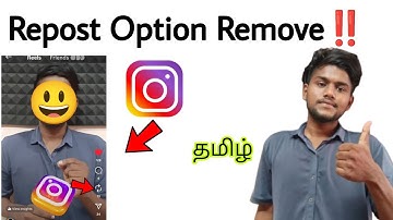 how to remove repost in instagram / instagram repost option remove / instagram repost / tamil / BT