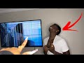 BROKEN TV PRANK ON DON 😱 ** HE KICKED ME OUT ** 😅