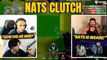 Valorant Casters & Streamers React to TL Nats Insane 1v3 CLUTCH Against MIBR | VCT Masters Toronto