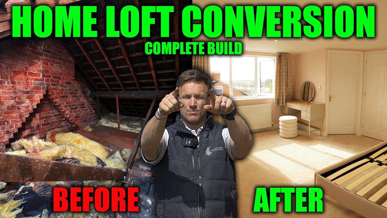 Из чердака в спальню — полное переоборудование дома в чердак🏡