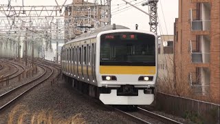 【JR東】中央・総武緩行線 各停中野行 平井 Japan Tokyo JR Chuo-Sobu Line Trains