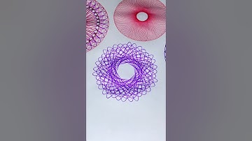 Quick SpiroArt.   #satisfying #spirograph #asmr #art #pattern #viral #shorts #explore