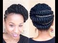 Natural Hair| Flattwist Updo/Protectivestyle