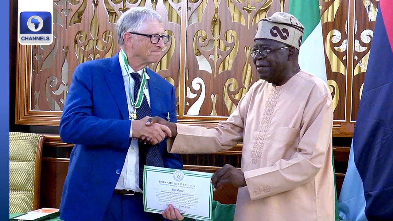 Tinubu Confers National Honour On Bill Gates