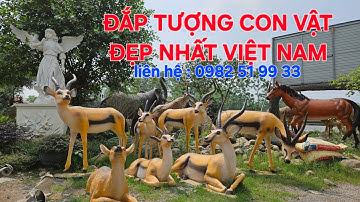 TƯỢNG 12 CON GIÁP / ĐẮP TƯỢNG CON VẬT / ĐIÊU KHẮC CON VẬT BẰNG XI MĂNG