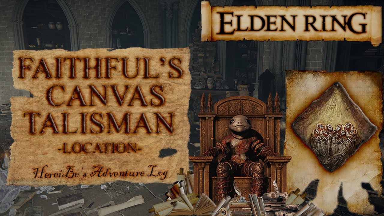 Faithful's Canvas Talisman Location Elden Ring YouTube