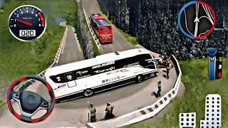 Realistic Coach Tourist Bus Driving - City Bus Simulator - Android Gameplay screenshot 4