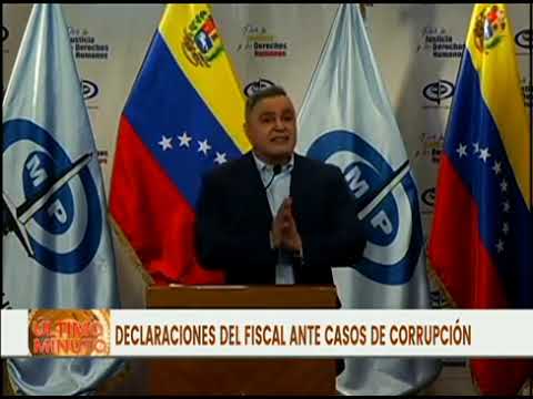 Tarek William Saab ofrece balance sobre las investigaciones en casos de corrupción en PDVSA