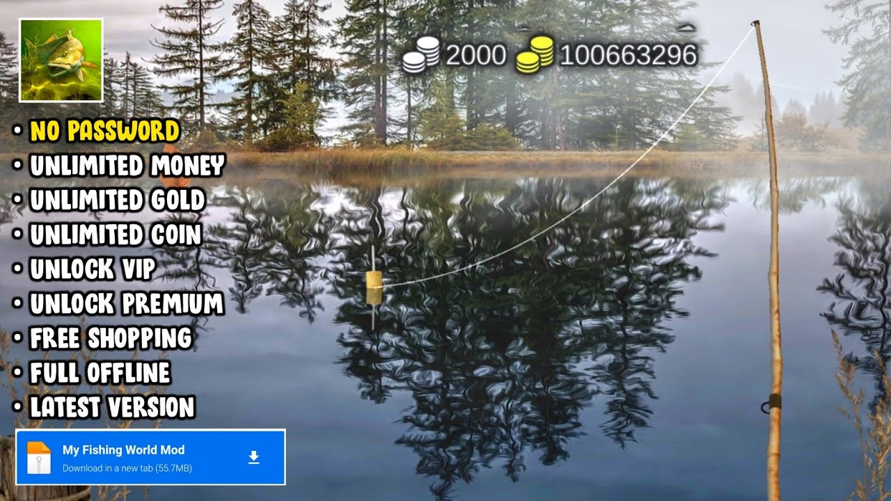 Download My Fishing World Mod V 1.15.109 Apk Terbaru 2024