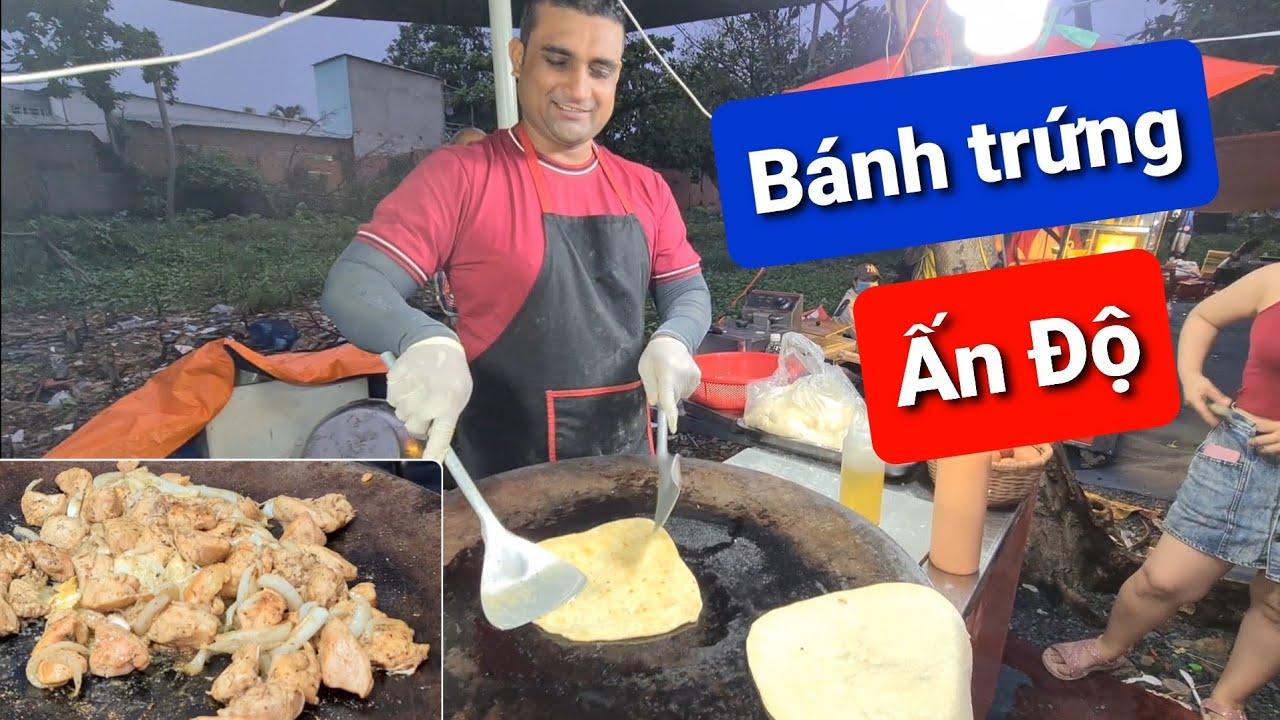 bánh mì ấn độ 2022 Update Anh chàng Ấn Độ khai trương món bánh trứng tại tiệm Bánh tráng trộn DIVA Cát Thy