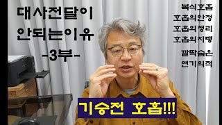 대사전달이 안 되는 이유 3부/ 대사처리, 대사분석 / 복식호흡, 횡격막, 호흡의지탱, 호흡정리, 호흡안정