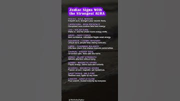 Zodiak dengan Aura Terkuat✨ #zodiak #astrologi #bahasainggris #aura #kuat #zodiak