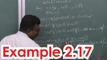 17. Maths | Basic Algebra | Example 2.17