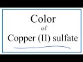 Copper II Sulfate Concepts