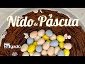 DELICIA DE CHOCOLATE PARA PASCUA.  BIZCOHO SUAVE, CON UNA MOOUSSE LIGERA Y VERMICELLI DE CHOCOLATE.