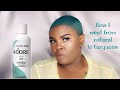 Coloring my natural hair using Adore in the color Jade