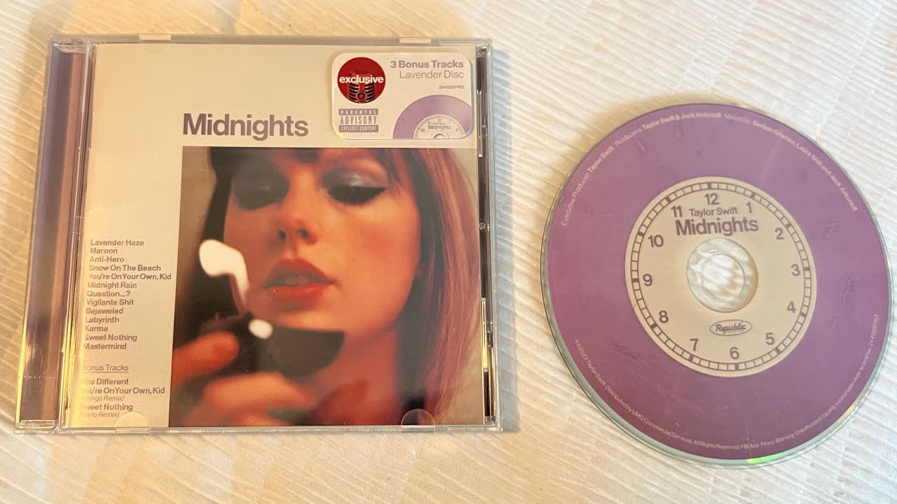 Taylor Swift - Midnights: Lavender Edition Cd (target Exclusive) : Target