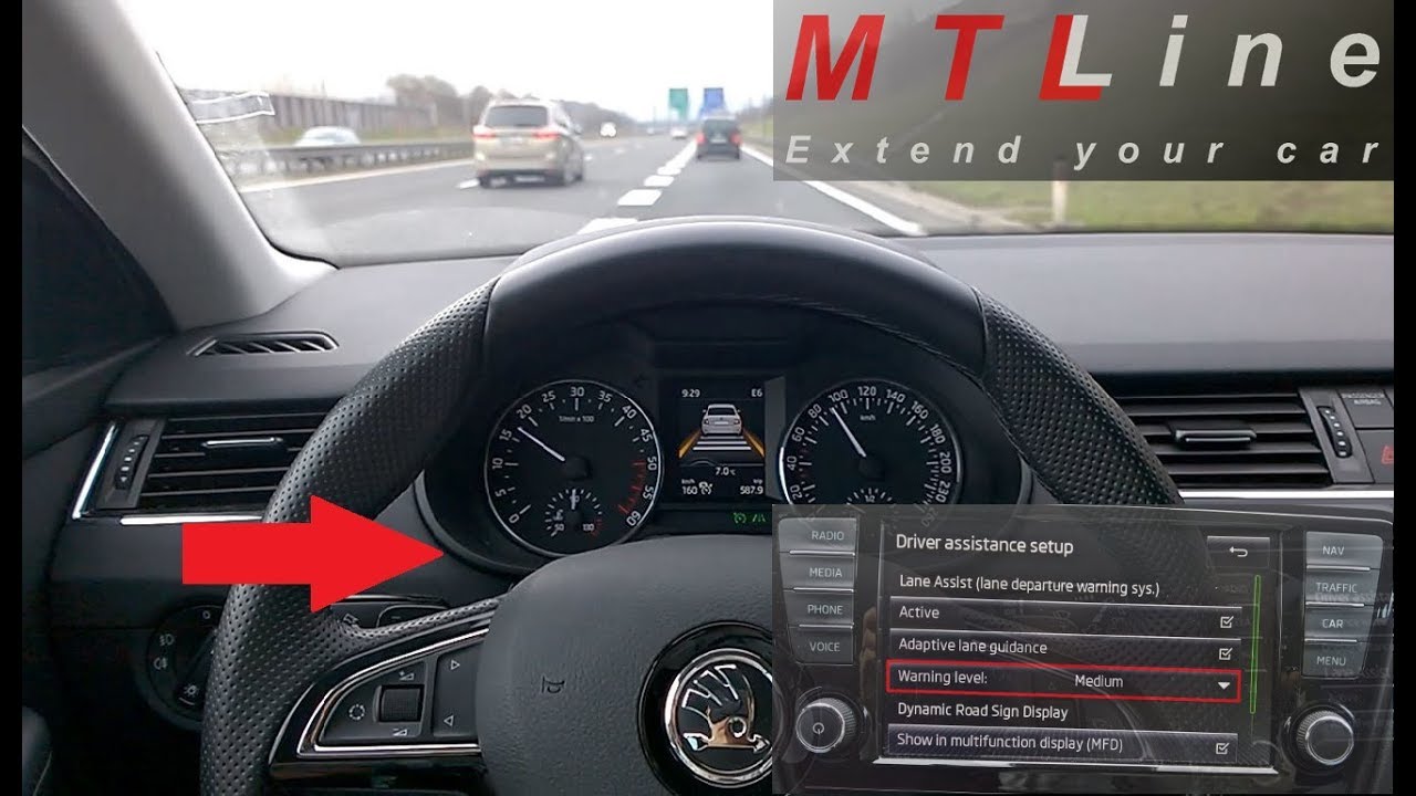 Front assist skoda