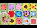 12 Free Easy Crochet Flower Granny Squares For Beginners