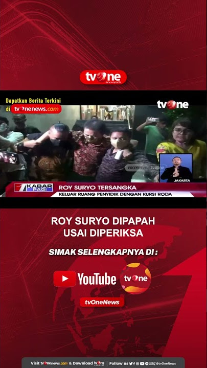 Roy Suryo Dipapah usai Diperiksa #Shorts #tvOne #tvOneNews #RoySuryo
