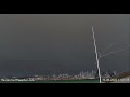 Lightning strikes Auckland&#39;s Sky Tower (13 June 2022)