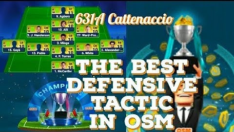 THE BEST DEFENSIVE TACTIC in OSM with 631A Cattenaccio 2022 ❗❗❗This is how to beat bigger teams ❗❗❗