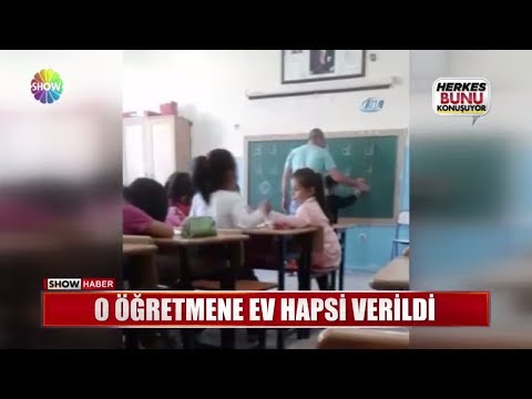 O öğretmene ev hapsi verildi