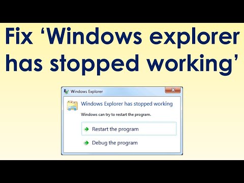 How to fix windows explorer has stopped working | Foci