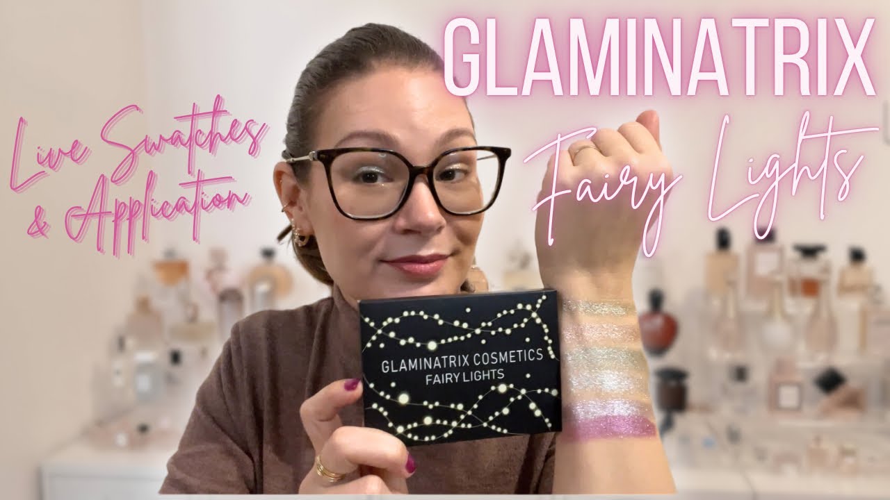 GLAMINATRIX FAIRY LIGHTS || Give me holiday sparkle // Live swatches