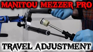 Manitou Mezzer Pro  How to change travel