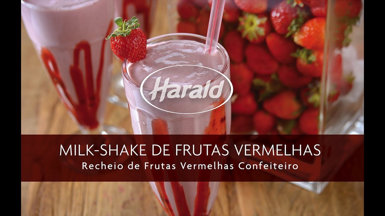 Receita - Milk-shake de Frutas Vermelhas - YouTube