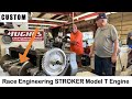 Race engineer build model t stroker engine  ed smith shows and tells us some of his tricks on a t