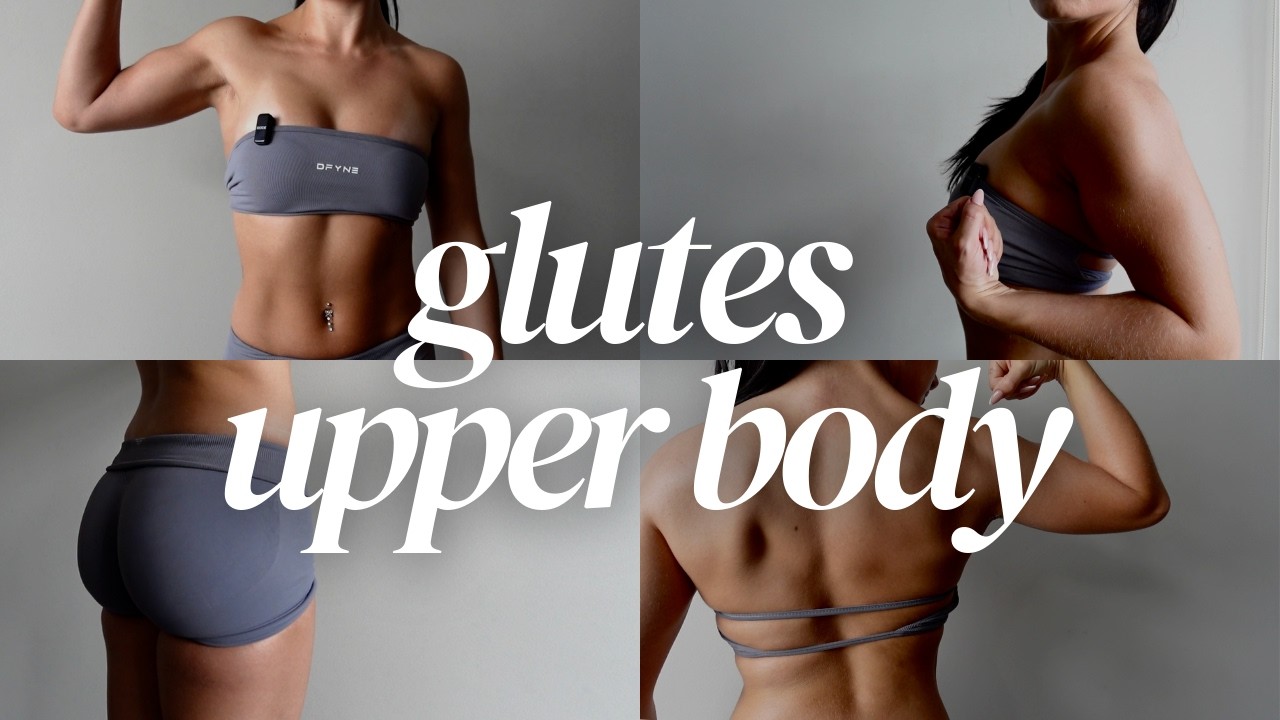 Glute & Upper Body Pilates with Dumbbells for an hourglass figure | Gabriella Rudie Mae