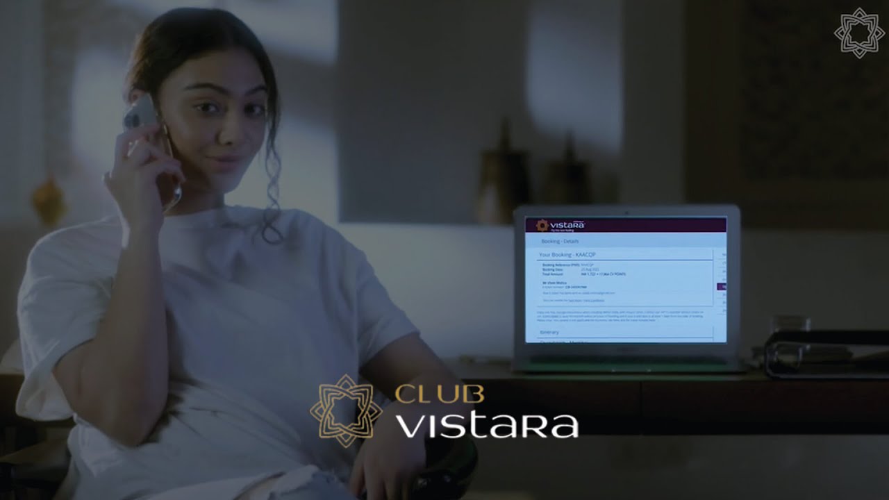 Club Vistara- Points plus cash Bride Film