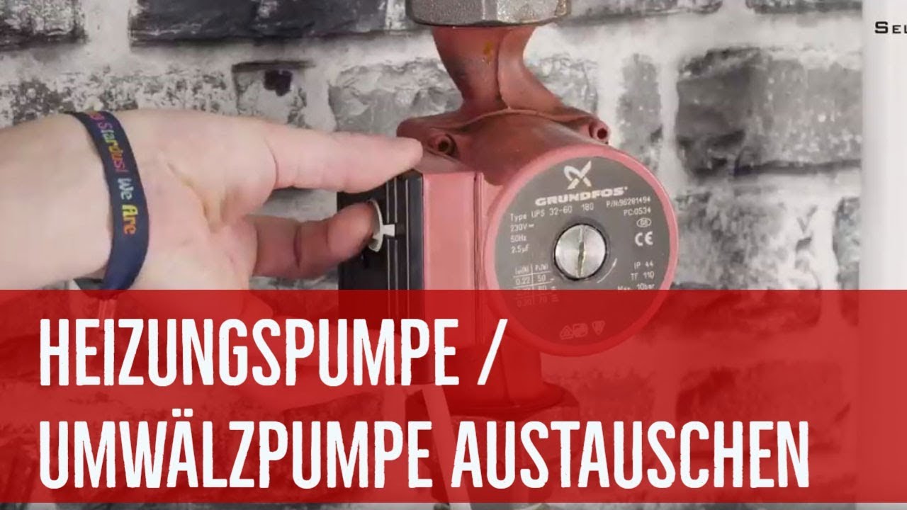 Pumpentausch: Heizungspumpe / Umwälzpumpe tauschen (Anleitung) 