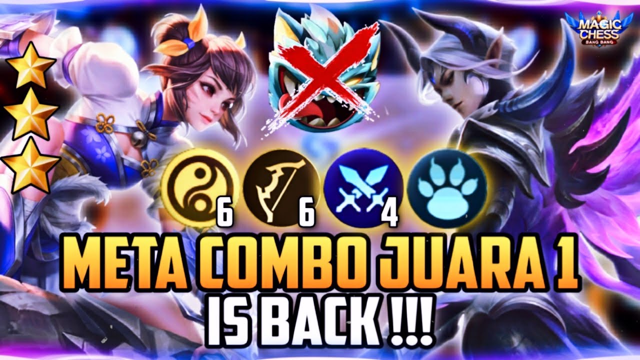 META COMBO JUARA 1 IS BACK !! MAGIC CHESS MOBILE LEGENDS TERBARU - YouTube