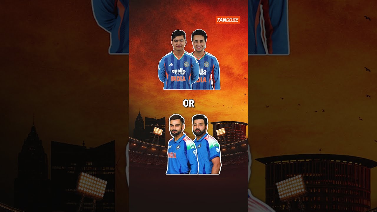 The ultimate India T20I opener face-off 🏏 #Shorts #AFGvIND #SirfJeetKaboolHai