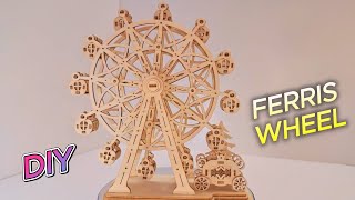 Montagem (DIY) - 3D Ferris Wheel Wooden Puzzle