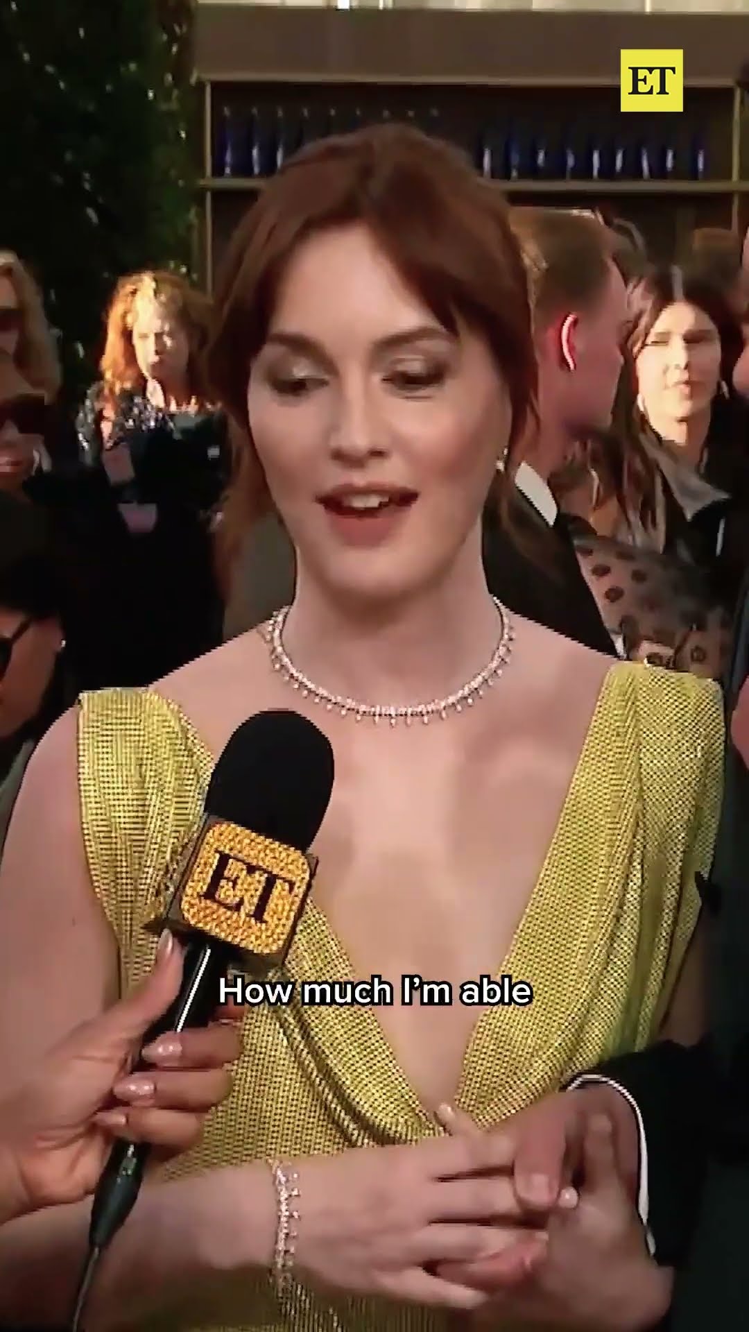Leighton Meester Enjoys Watching Her Hubby, Adam Brody's, Acting #goldenglobes #shorts