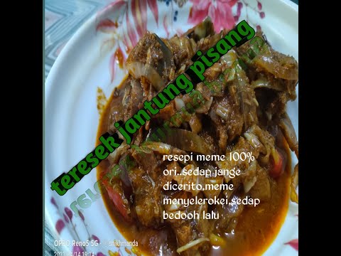 Cara Buat Teresek Jantung Pisang