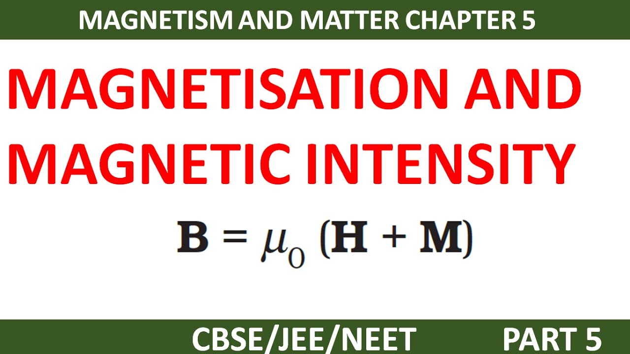 Magnetisation And Magnetic Intensity Class 12 Physics YouTube magnetisation-and-magnetic-intensity-class-12-physics-youtube
