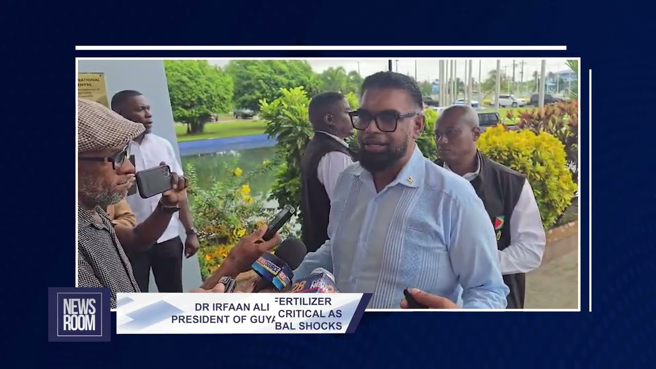 PRESIDENT ALI SAYS GAS, FERTILIZER AND STORAGE INVESTMENTS CRITICAL AS GUYANA PREPARES FOR GLOBAL SH