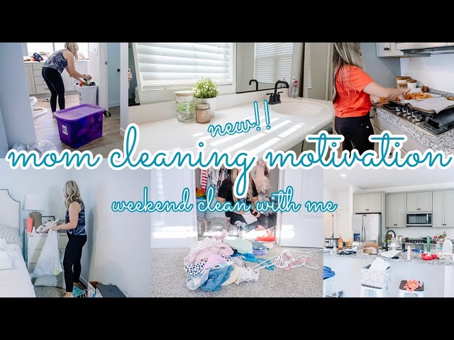 MOM LIFE CLEAN WITH ME, CLEANING MOTIVATION