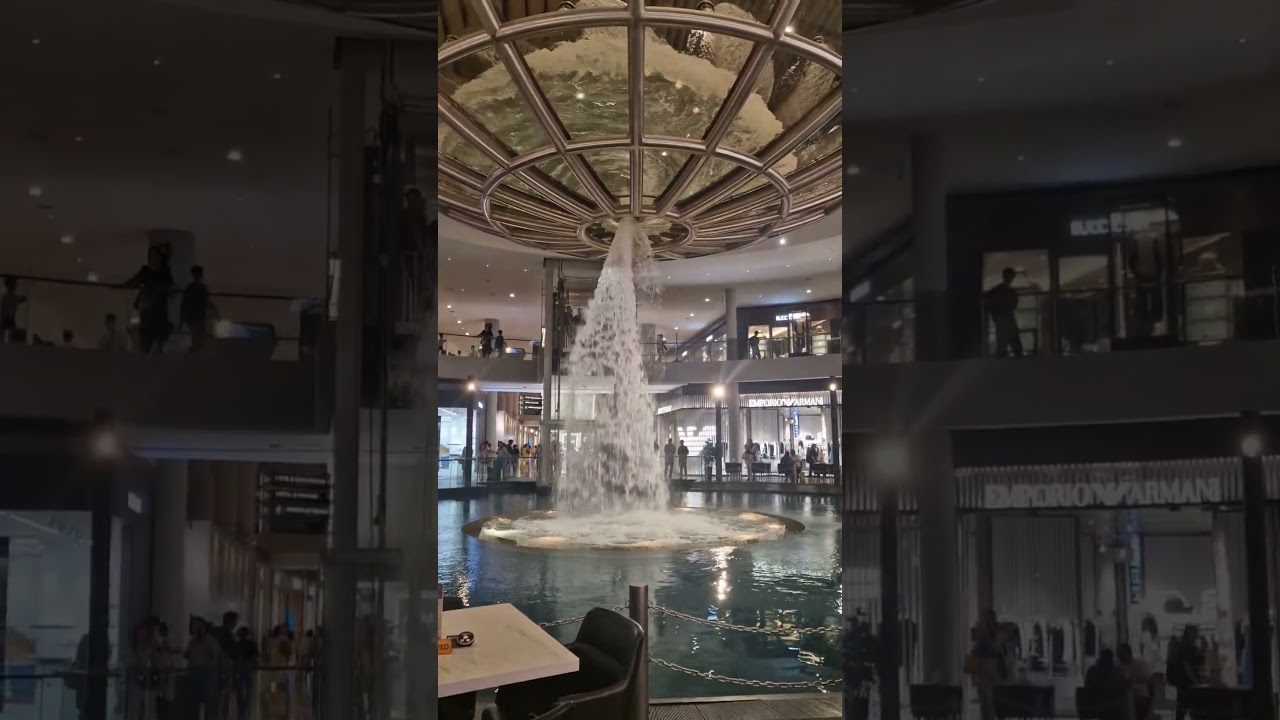 A large WHIRLPOOL forms inside a 70-foot diameter acrylic bowl or RAIN OCULUS. 😱