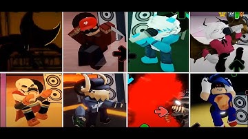 Funky Friday Nightmare Run But Every Turn a Different Character Sings it!! @Lylace Version