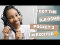Taking My Content Up A Notch The DJI Osmo Pocket 3|| I'm Excited