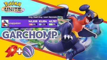 GARCHOMP ATTACK SPEED BUILD IS INSANE!! | POKEMON UNITE